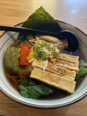 Tofu shoyu ramen  at Takumi Ramen Kitchen in Antwerpen