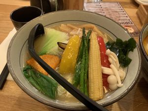 Vegan miso ramen  at Takumi Ramen Kitchen in Antwerpen