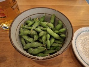 Edamame at Takumi Ramen Kitchen in Antwerpen