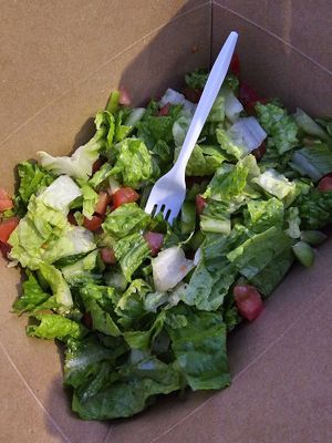 Mixed Green Salad at Garage Pizza in Los Angeles