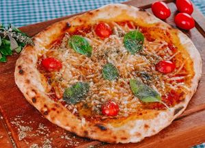 Marguerita vegana at Bartô Pizza Co in Londrina