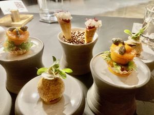 Canapés (free course)  at Glacier Fine Dining in Grindelwald