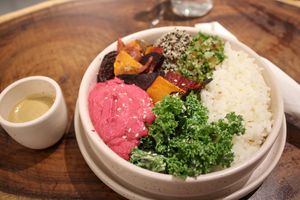 Levant bowl at Mana Café in Manama