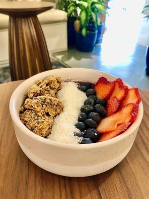 Açai bowl at Mana Café in Manama