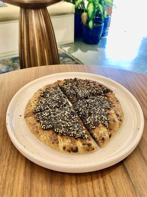 Zataar manakish  at Mana Café in Manama