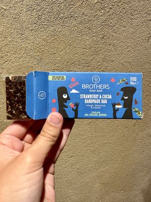 A yummy snack bar treat  at Ethos Vegan Suites in Santorini