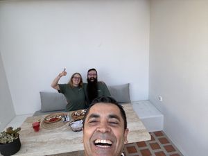 Coskun was fantastic  at Ethos Vegan Suites in Santorini