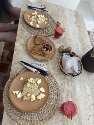 More breakfast  at Ethos Vegan Suites in Santorini