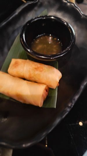 Involtini primavera at Domò in Rome