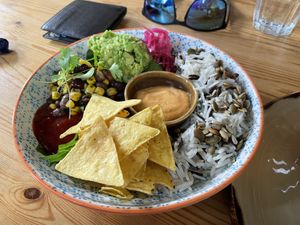 Burrito bowl   at Caffi Gwynant in Gwynedd