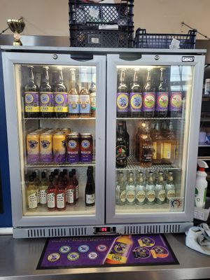 Alcohol Display at Caffi Gwynant in Gwynedd