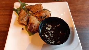 Fried spring rolls at Hanoi Hanoi in Dublin