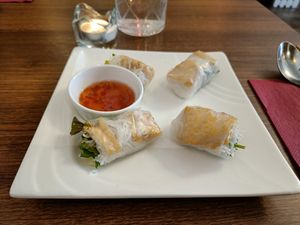 Fresh spring rolls at Hanoi Hanoi in Dublin
