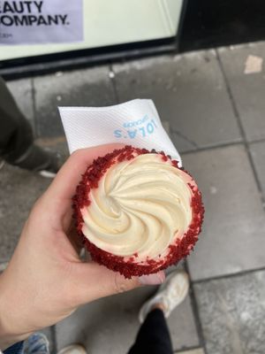 Red velvet   at Lola's Cupcakes - Covent Garden in London