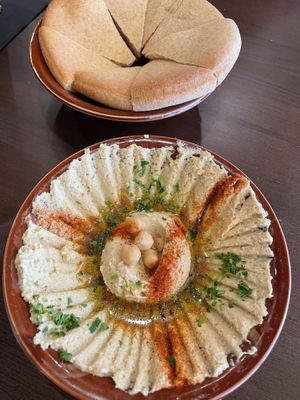 Signature Hummus  at Baladi Mediterranean Cafe in Virginia Beach