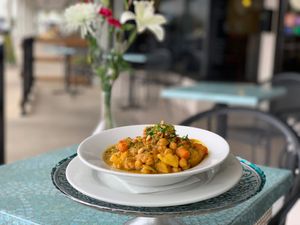 Moroccan Vegetable Tagine at Baladi Mediterranean Cafe in Virginia Beach