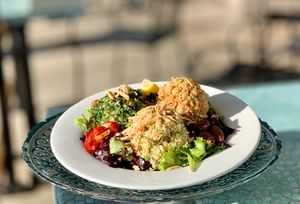 Three Sultans Platter at Baladi Mediterranean Cafe in Virginia Beach
