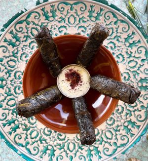 Grape Leaves at Baladi Mediterranean Cafe in Virginia Beach