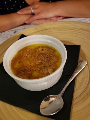 Vegan Creme brulee at Barakokula in Split