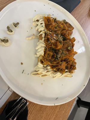 Savory waffles  at Barakokula in Split