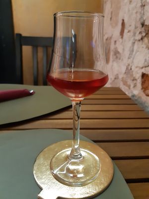 Blueberry brandy😋😋😋 at Barakokula in Split