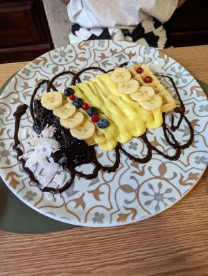 Sweet waffles at Barakokula in Split