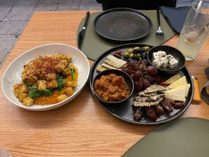 Sexy Tofu on the left was extremely delicious and Tapas 42 on the right. The vegan cheese was out of this world at Barakokula in Split