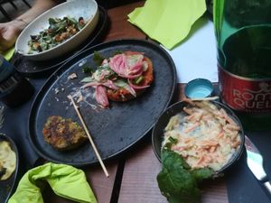 Veggie burger at Barakokula in Split