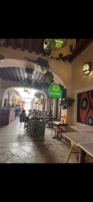 Shaded courtyard   at Barakokula in Split