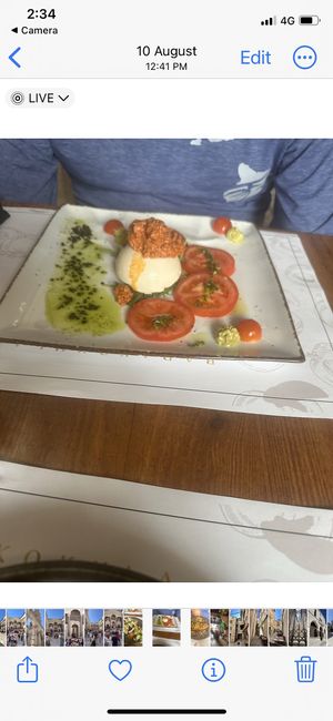 Vegan burrata   at Barakokula in Split