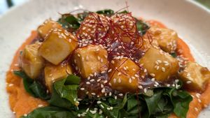 Sexy Tofu -- the star of the meal at Barakokula in Split