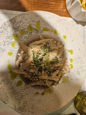 Truffle pasta at Barakokula in Split