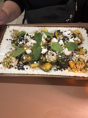 Zucchini and feta  at Barakokula in Split