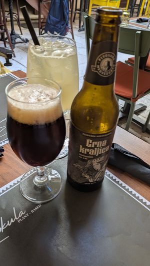 The Black Queen beer at Barakokula in Split