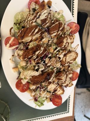 ‘Caesar’ salad with tofu nuggets  at Barakokula in Split