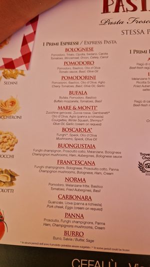  at Pasta & Pasti in Cefalu