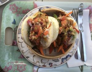 Delicious Bao Buns 😋 at Natur Kitchen in Mallorca