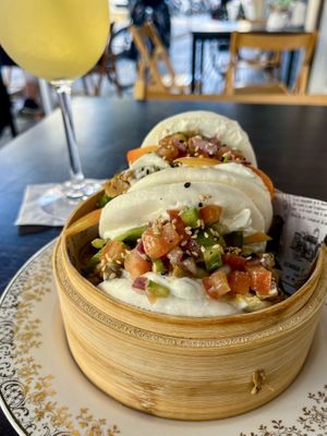 Bao buns  at Natur Kitchen in Mallorca