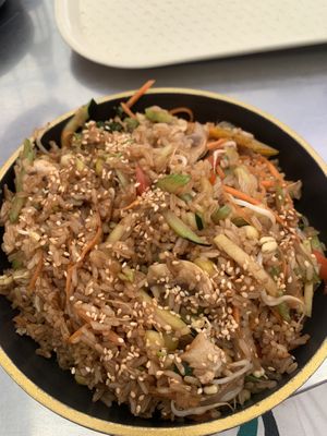 The veggie rice, yummy, big portion   at Al Wok in Zipaquira