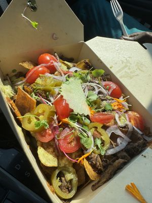 SUYA NACHOS  #Veganuary at That Hausa Vegan in Richmond