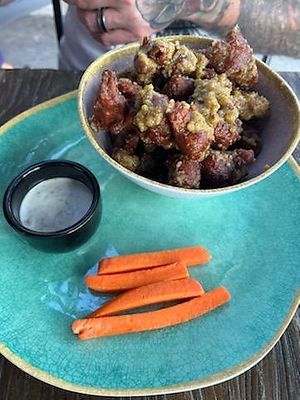 Garlic parmesean wings from the fall menu. at The Volstead by Unity in Philadelphia