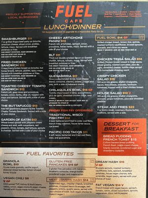   at Fuel Cafe 5th St in Milwaukee