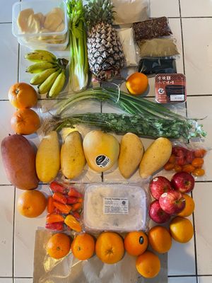 Ordered fruits, spices, miso, veggies from them. So happy they offer same day delivery, cut off is 3pm.  at Dusun in Kuala Lumpur