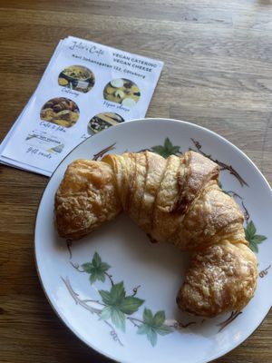 Vegan croissant oh my goodness so good!   at Julie's Cafe in Gothenburg