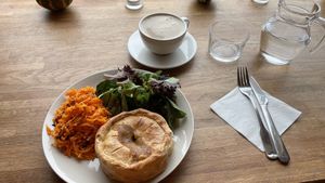 Mega fein  at Julie's Cafe in Gothenburg