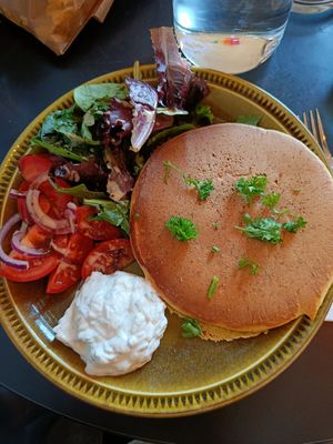 Omelette at Julie's Cafe in Gothenburg