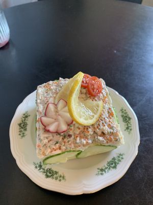 Smörgåstårta 😋😋  at Julie's Cafe in Gothenburg