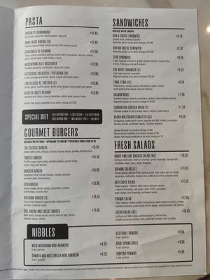 Just few vegan options, but clearly labeled at Busy Bee Cafe in Sliema