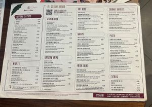 Upgraded menu only has 1 vegan optionn  at Busy Bee Cafe in Sliema