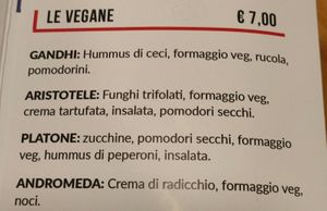 Crêpe vegane salate at Mind the Crêpes in Carrara